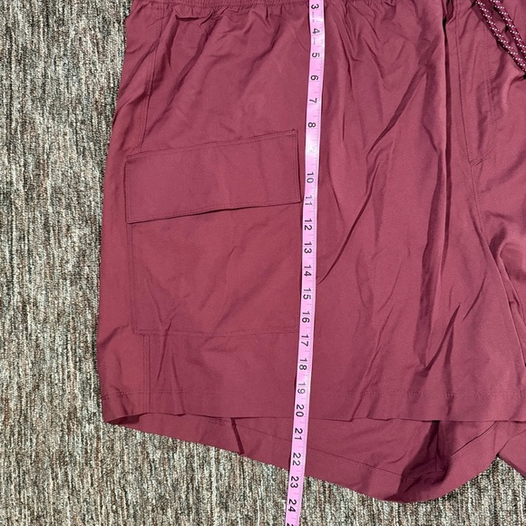 NWOT Plus Size Old Navy Maroon Athletic Shorts size 4X - Picture 6 of 7
